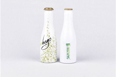 Good offset printing design aluminum beer bottle (2)