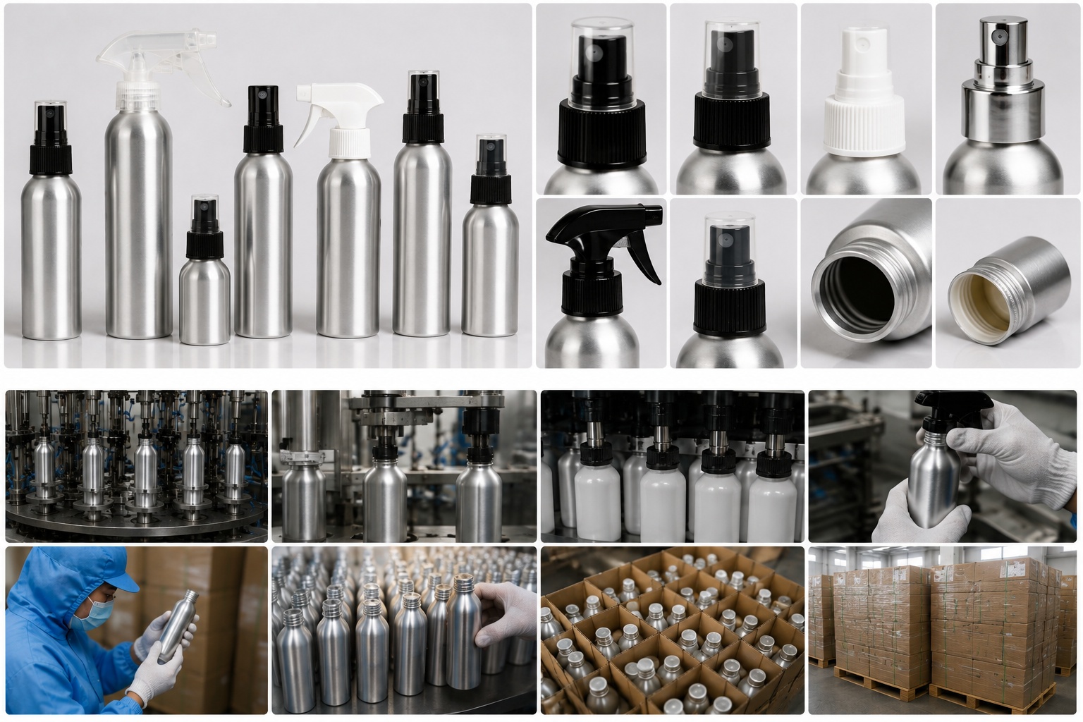Aluminium Spray Bottle