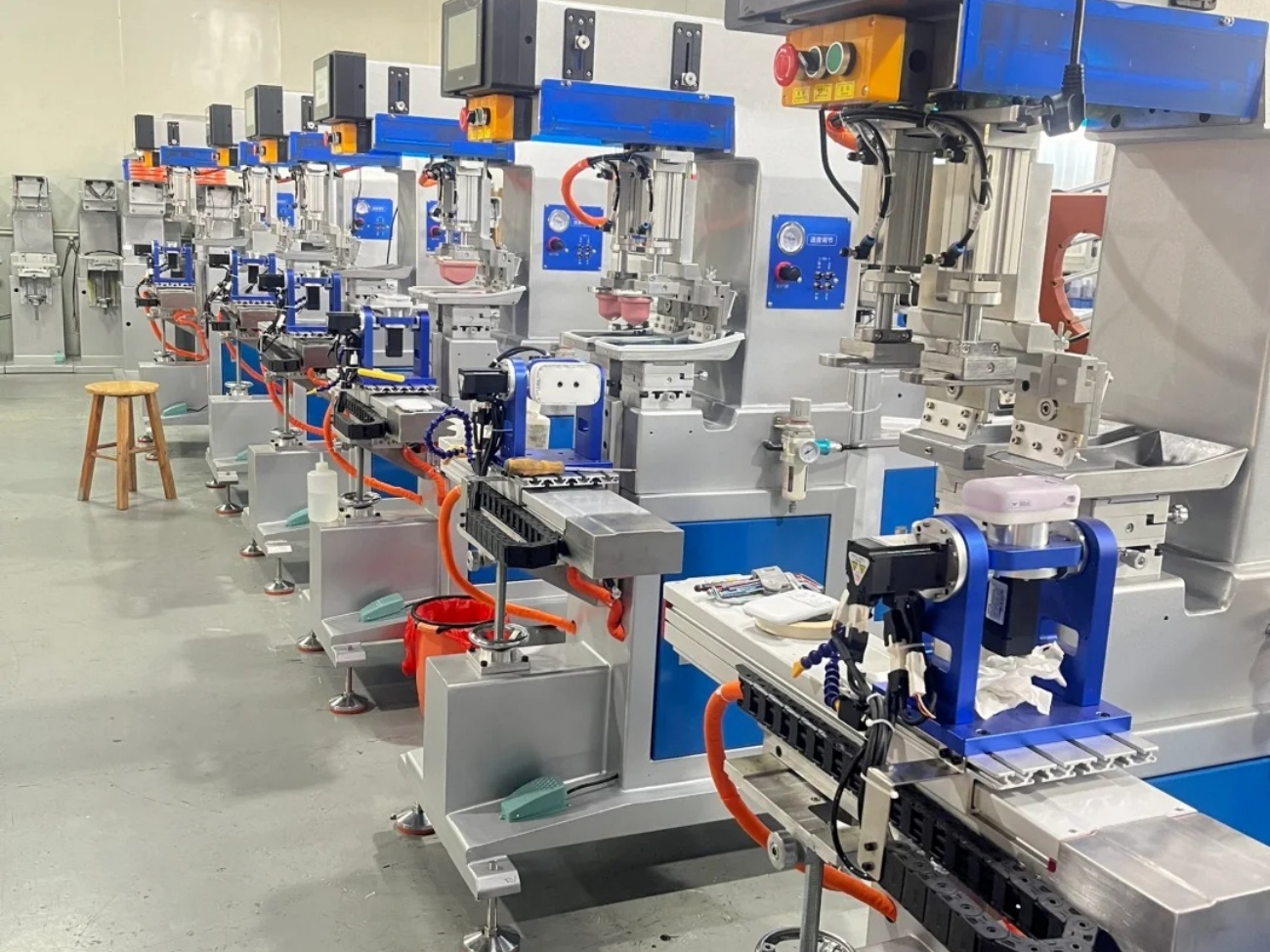Aluminum Bottle Logo Pad Printing Line